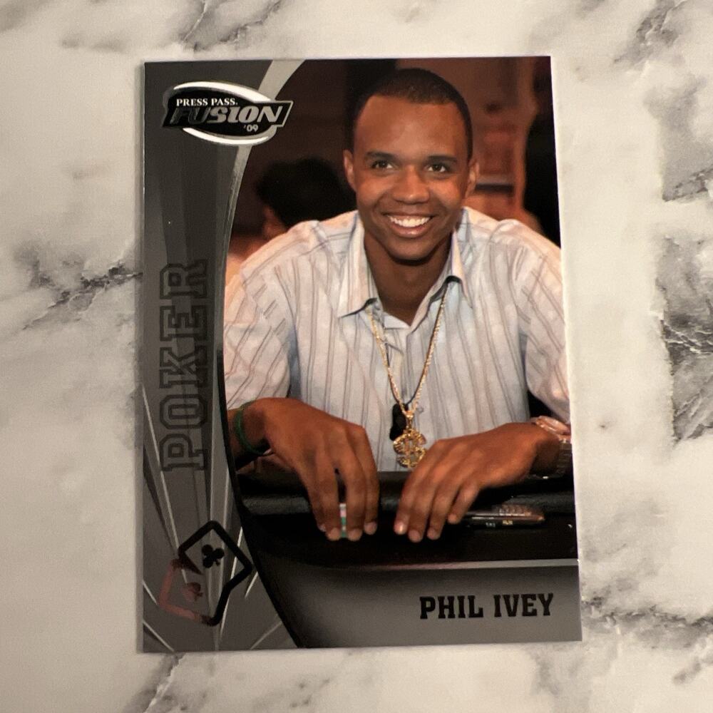 PHIL IVEY 2009 Press Pass Fusion Multi-Sport #81 Poker Legend WSOP Rare Card